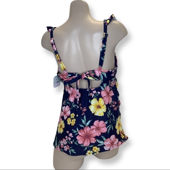 Isabel Size Medium Floral Maternity Tankini Top. New With Tags. - Picture 2 of 6